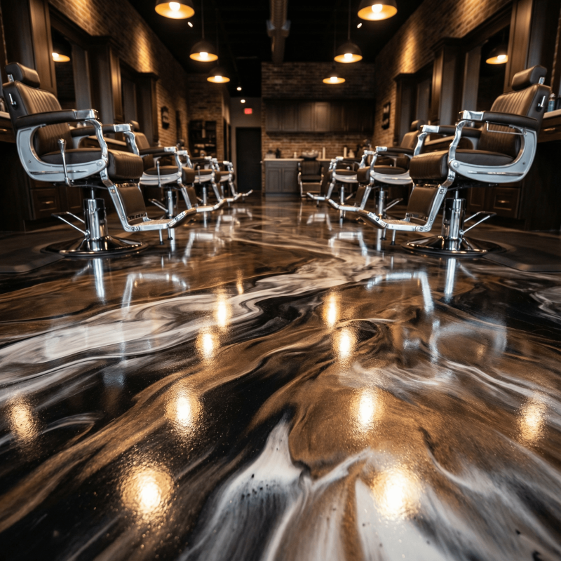 Gems_barbershop_with_black_white_bronze_metallic_epoxy_floors_597731b9-b5d6-4218-a378-24e8bdb6c751